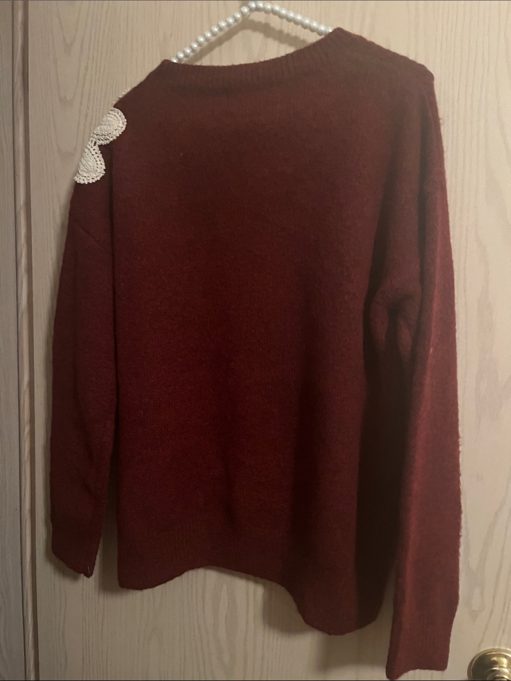 Papillon Burgundy Sweater - Picture 9 of 11